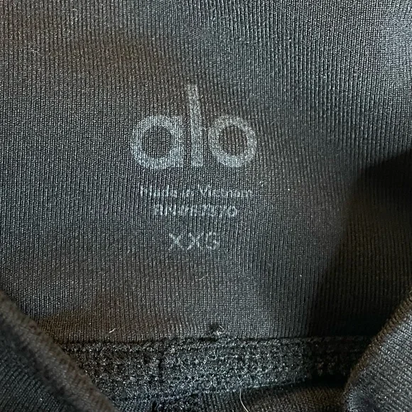 alo High Waist Wrapped Stirrup Leggings in Black - - Picture 3 of 14